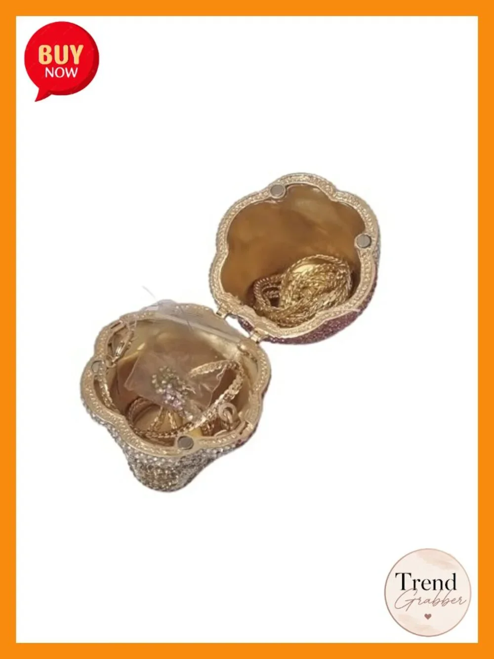 Ice Cream Diamond Clutch Evening Bag Rhinestone Crystal Purse for Women Party